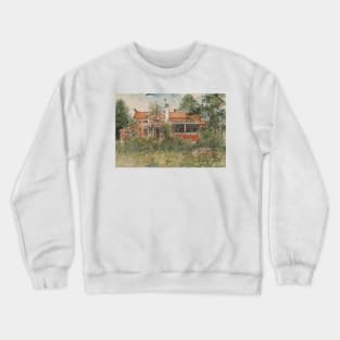 The Cottage. From A Home by Carl Larsson Crewneck Sweatshirt